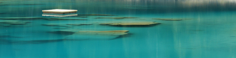 Floss auf dem Caumasee