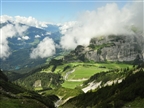 Aussicht über das Hochtal Bargis und den Flimserstein