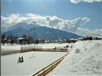 Kunsteisfeld am Laaxersee