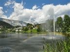 Regenbogen über dem Laaxersee