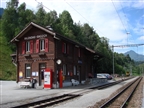 Bahnhof Valendas Sagogn - der Ausgangspunkt der Wanderung